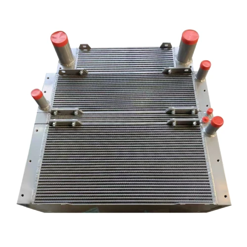 Heat exchangers for forest machinery